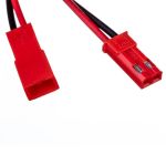 Комплект для ленты провод 2pin мама + папа красный 22AWG