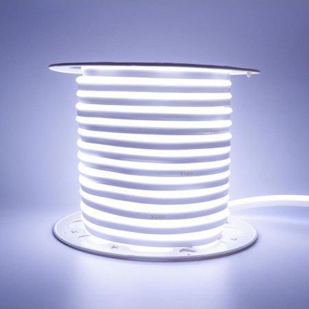 Светодиодный неон 220V 18х9mm SMD2835 120LED IP65 белый