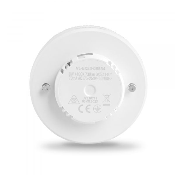 Лампа LED  VIDEX GX53 8W 4100K 220V