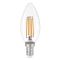 Лампа Feron led 5.4W 4000K 865Lm E14 C35 230V свічка філаментна