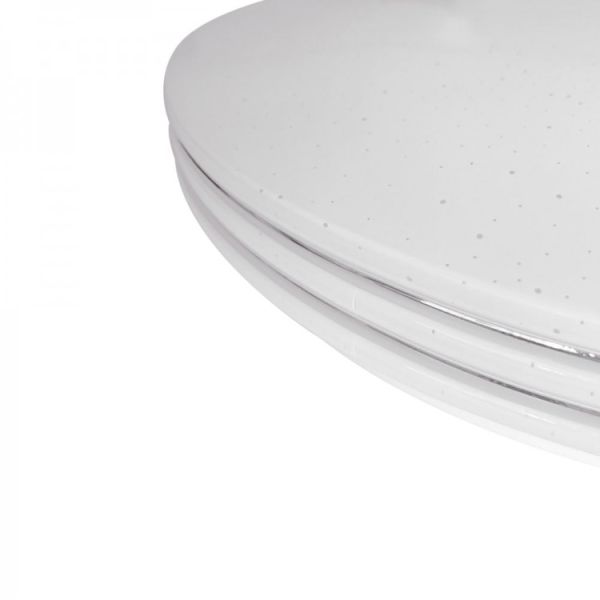Світильник люстра накладний led Ardero AL5750ARD SILVER 72Вт 2700-6500K з пультом білий