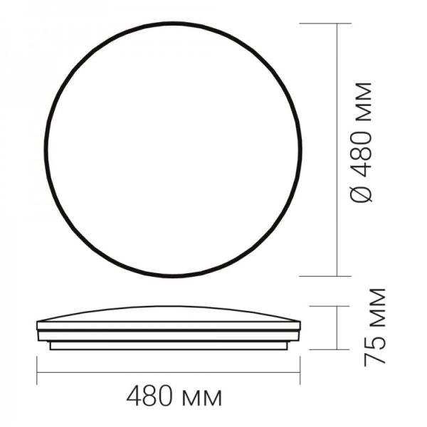 Світильник люстра накладний led Ardero AL5750ARD SILVER 72Вт 2700-6500K з пультом білий
