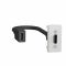 NU343018 Розетка HDMI, 1 модуль білий