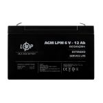 Аккумулятор свинцово-кислотный AGM LP LogicPower LPM 6V - 12Ah