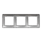 Рамка 3-постова Алюміній Sedna Design Schneider Electric SDD313803