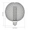 LED лампа VIDEX Filament VL-DBMC125150 4W E27 1800K Black Chainmail style