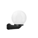 Світильник архітектурний настінний Violux SFERA-D d200мм 20W Е27 IP44 білий чорний