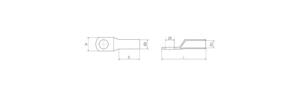 Наконечник медный луженый JG 150/14