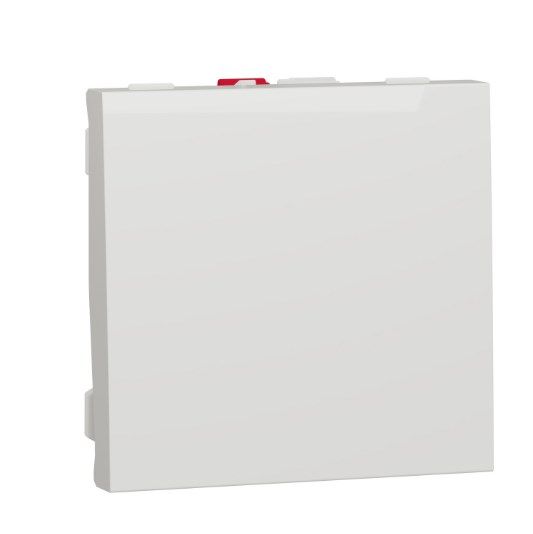 NU320118 Вимикач 1-клавішний схема 1, 10А 2 модуля Schneider Electric Unica New білий