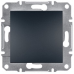 Выключатель 1-клавишный 2-полюсный Антрацит Asfora Plus Schneider Electric EPH0200171