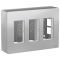  Блок unica system + открытая установка 3х4 Алюминий NU123430 Schneider Electric