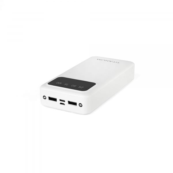 Повербанк 20000mAh TITANUM OL22 White