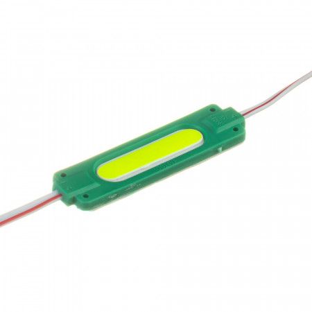 Світлодіодний модуль 24V COB 2Вт 1 діод IP65 Standart зелений