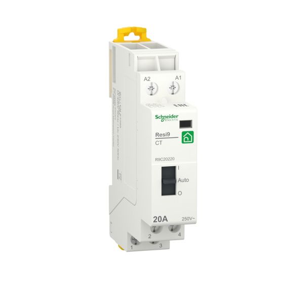 Контактор 1P+N 20A 2NO ~230В 50Гц Schneider Electric Resi9 R9C20220