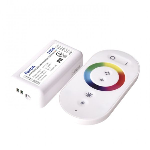 Контролер для стрічок RGB 12-24V 216-432W Feron LD56