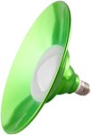 Світлодіодна лампа E27 24W 6500K LED IP65 Купол Зелений LM710