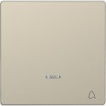 Клавиша 1-ная Звонок с линзой для LED модуля Merten D-Life MTN3325-6033 Сахара