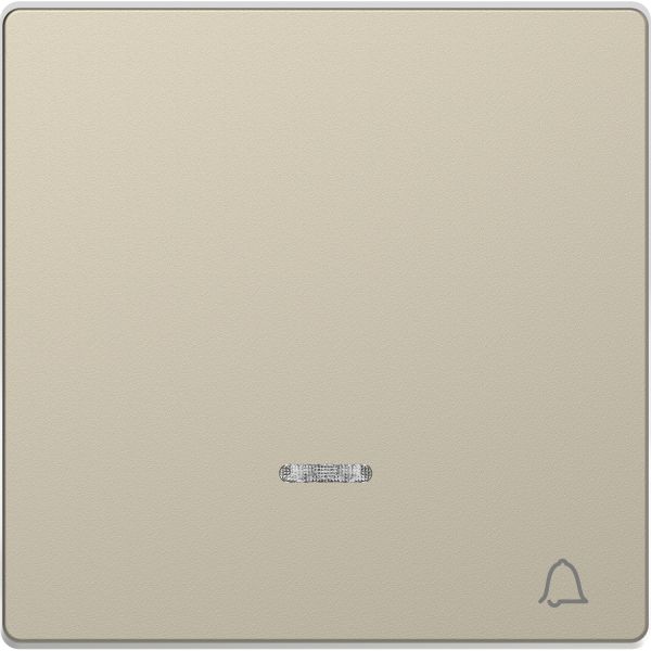 Клавиша 1-ная Звонок с линзой для LED модуля Merten D-Life MTN3325-6033 Сахара