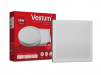 Світильник LED накладний квадратний Vestum 24W 6000K 220V