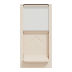 NU941044 RJ45 накладка 1 модуль Schneider Electric Unica New бежевий