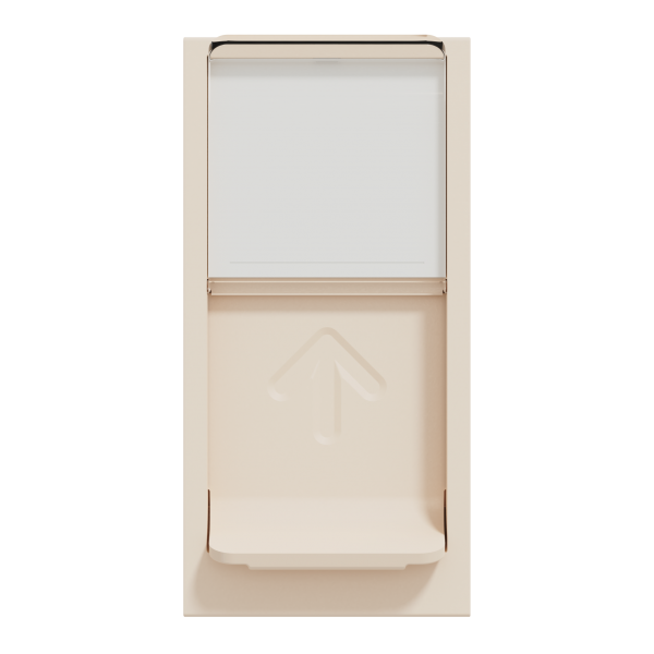NU941044 RJ45 накладка 1 модуль Schneider Electric Unica New бежевий
