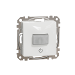 Датчик руху із вимикачем 10 A Білий Sedna Design Schneider Electric SDD111504