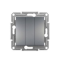 Вимикач 3-х клавішний сталь Asfora Schneider Electric EPH2100162