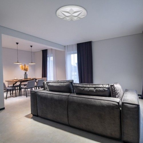 Светодиодный светильник накладной RGB AMBER с пультом 72W 5400Lm 2700K-6500K Ardero белый AL5000-2ARD
