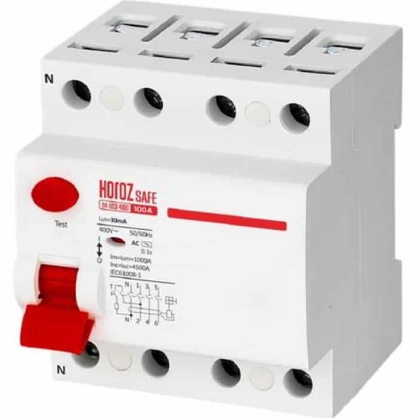 УЗО Horoz SAFE 100А 30mA 4P