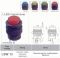 Кнопка круглая красная с LED подсветкой ON-OFF / R16-503AD Lemanso LSW13