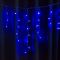 Гірлянда вулична STARLIGHT бахрома синій Мерехтіння Flash 75LED IP44 кабель чорний 2x0,7м