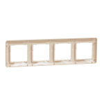 Рамка 4-постова Бежевий Sedna Design Schneider Electric SDD312804