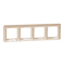 Рамка 4-постова Бежевий Sedna Design Schneider Electric SDD312804