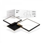 Світлодіодний світильник Feron AL6300 QUADRO M 90W чорний