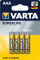 Батарейка Varta Superlife AAA BLI 4шт. Zinc-carbon