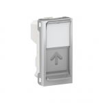 Центральная плата RJ45 Keystone/Systimax 1 модуль алюминий