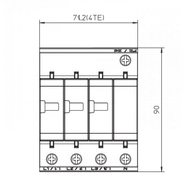 Розрядник для захисту від перенапруг V20-C 3+NPE-385 OBO Bettermann 5094668