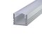 Профиль+рассеиватель ЛП12 алюминиевый анодированный серебряный накладной глубокий