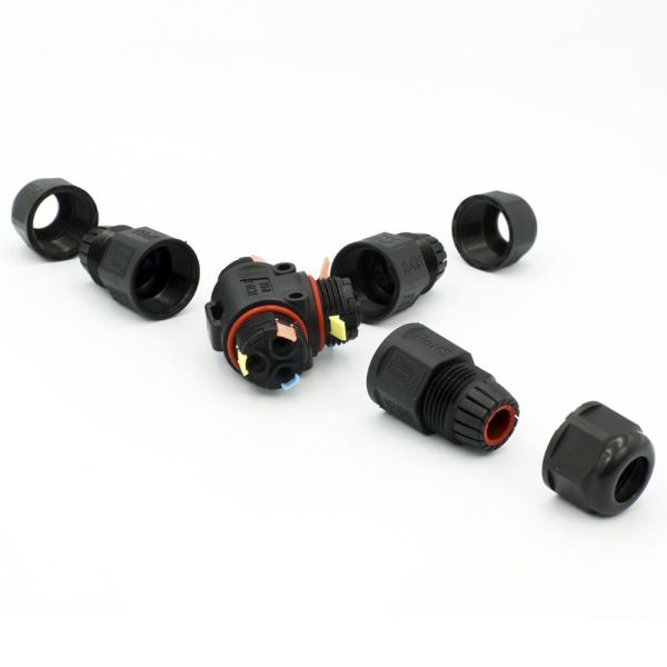 Конектор для кабеля Т-подібний TK20 3pin 0.5-4мм2 IP68 Takel