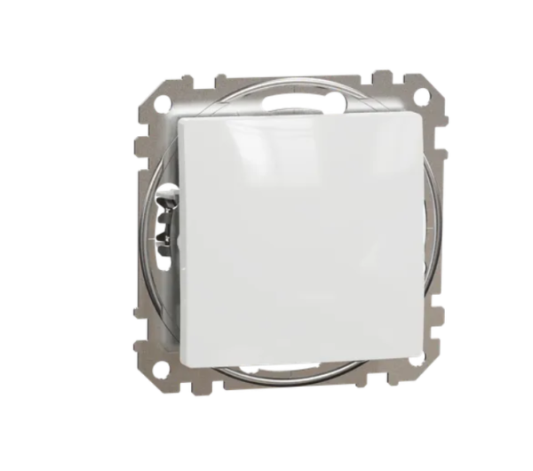 Выключатель кнопка 1-клавишный 10А Sedna Design Schneider Electric SDD111111 белый