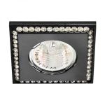 Встроенный светильник Feron DL102-BK прозрачный черный