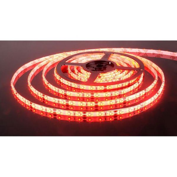 Світлодіодна стрічка 12V SMD3528 60LED IP65 Standart герметична червона