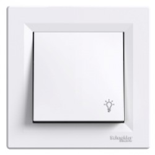 Кнопка Свет белая  Asfora Schneider Electric EPH0900121