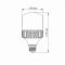 LED лампа VIDEX A118 50W E27 5000K