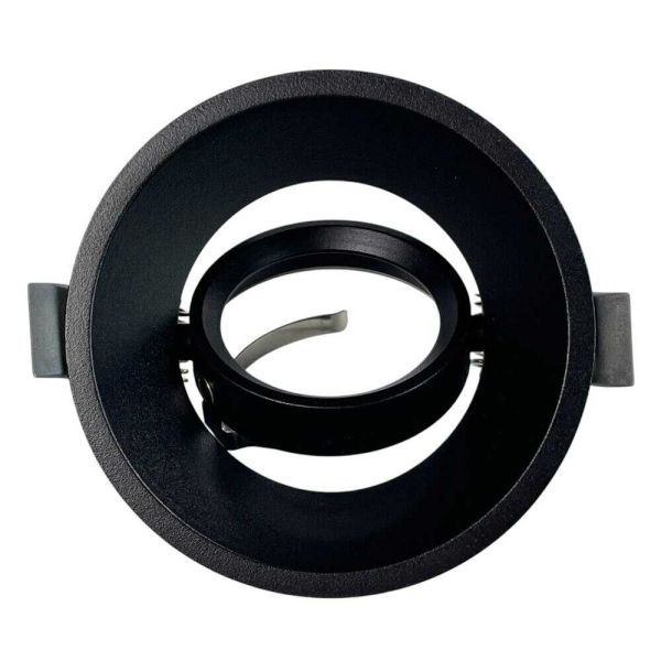 Светильник точечный встроенный Violux Torino-R 35W GU10 220V IP20 круг черный