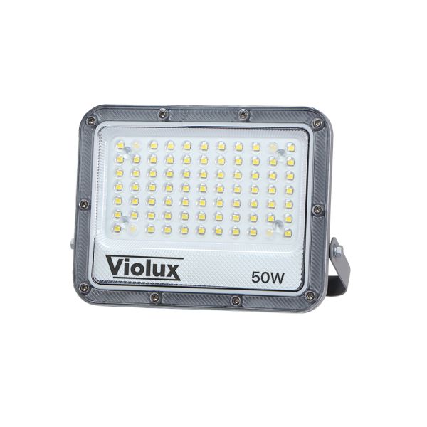 Прожектор led Violux Carbon 50W 5000K 6000lm 220V IP65 сірий