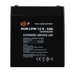 Аккумулятор свинцово-кислотный AGM LP LogicPower LPM 12V - 5Ah