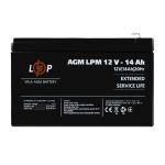 Аккумулятор свинцово-кислотный AGM LP LogicPower LPM 12V - 14Ah