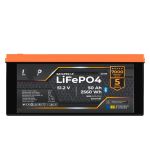 Акумулятор LiFePO4 LP LogicPower 51,2V - 50Ah 2560Wh BMS 80A-50А пластик Smart BT