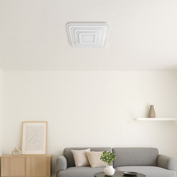 Светильник накладной люстра led Ardero AL6113ARD ATLANT S 85Вт 3000-6500K с пультом белый